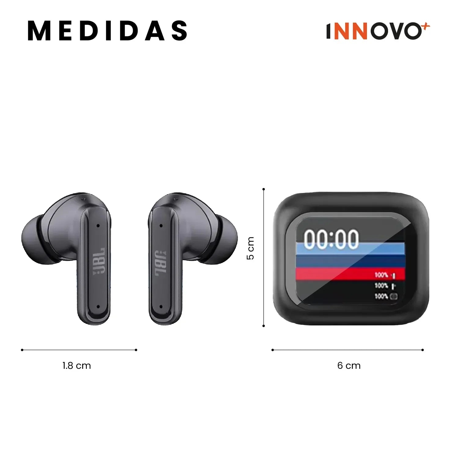 JBL Tour Pro 4 - Wireless Noise Cancelling Earbuds with Smart Charging Case